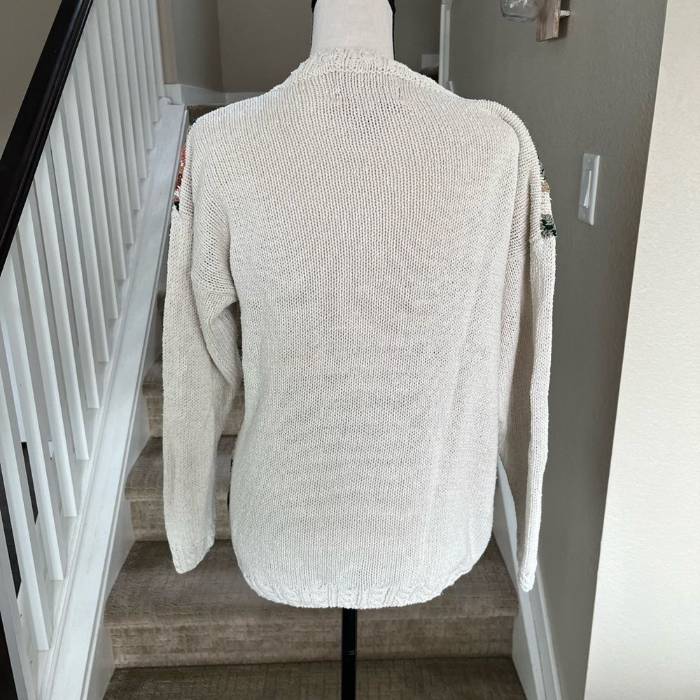 Vintage Crystal-Kobe Chunky Knit Sweater - Large - Picture 4 of 5